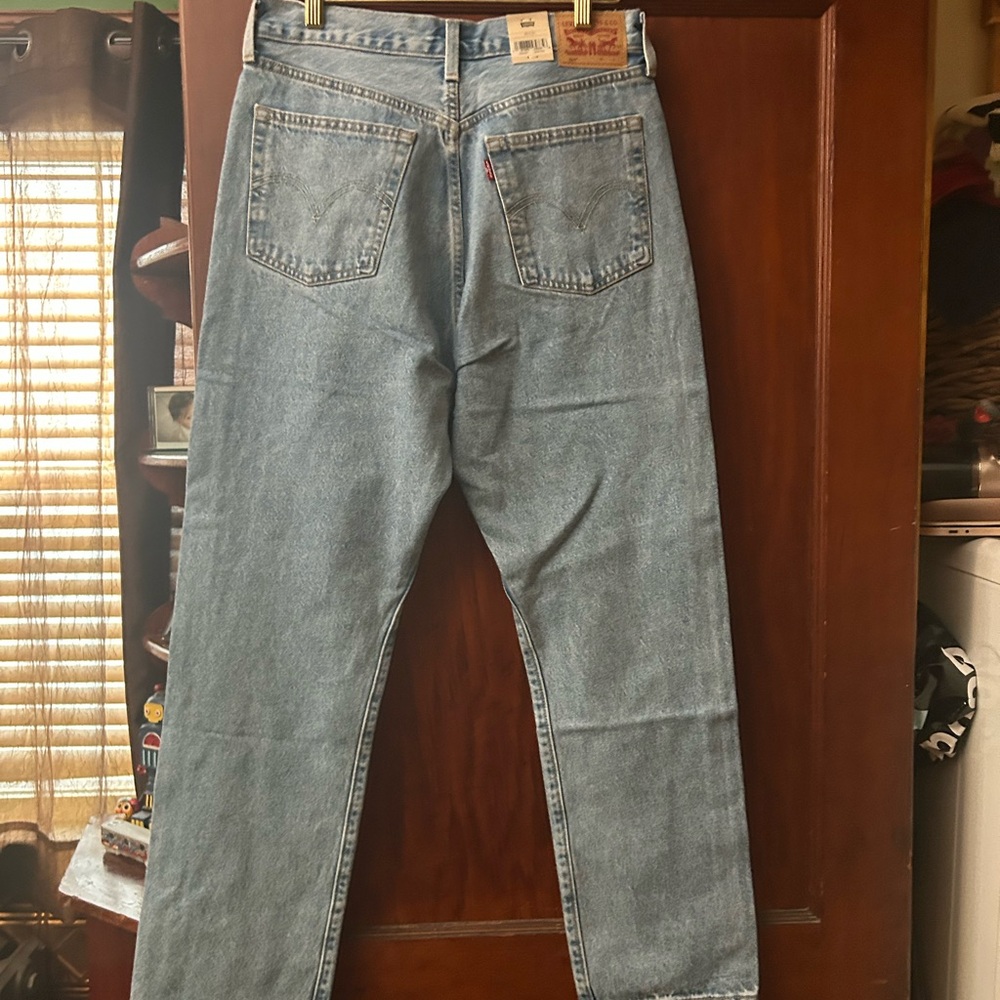 Levi's women’s Blue Jeans with Silver Stripes - Picture 2 of 6
